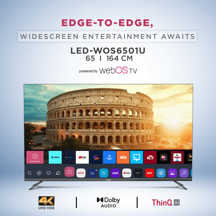 5 Things to Know About the INTEX 65-inch 4K Smart LED TV