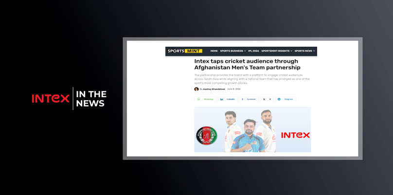 Intex taps cricket audience through Afghanistan Men’s Team partnership