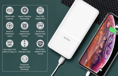 Intex Strong Blaze QC PD 10K Poly 10000mAh Power Bank