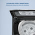 Intex FA10MBGL 10KG Fully Automatic Top Load Washing Machine (Metal Body)