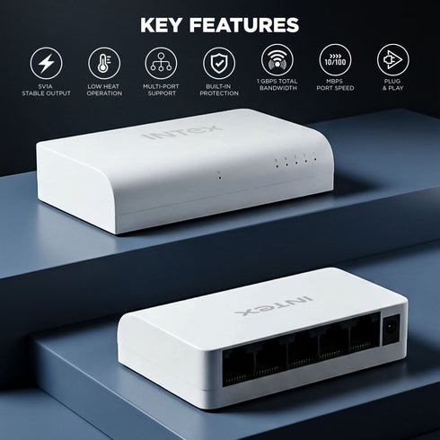 Intex 5-Port Ethernet Switch