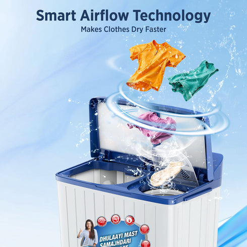 Intex SA12BLHG 12KG Semi-Automatic Washing Machine