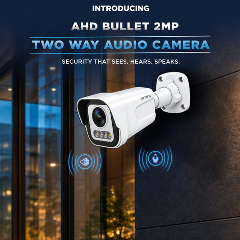INTEX AHD Bullet 2MP Two-Way Audio Camera