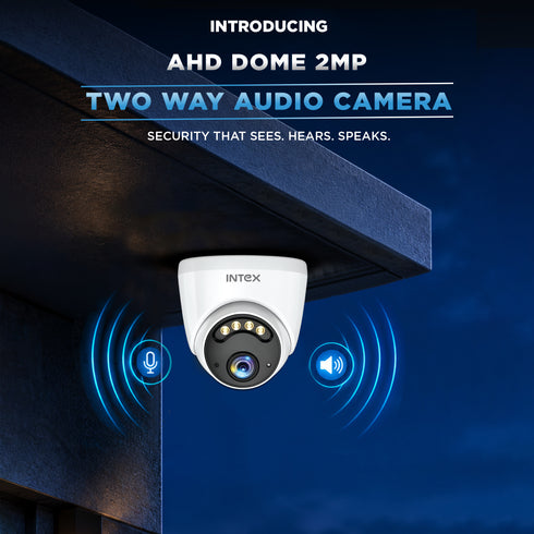 INTEX AHD Dome 2MP Two-Way Audio Camera