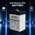 Intex UPS Battery 6V 4.5Ah Rechargeable VRLA Battery