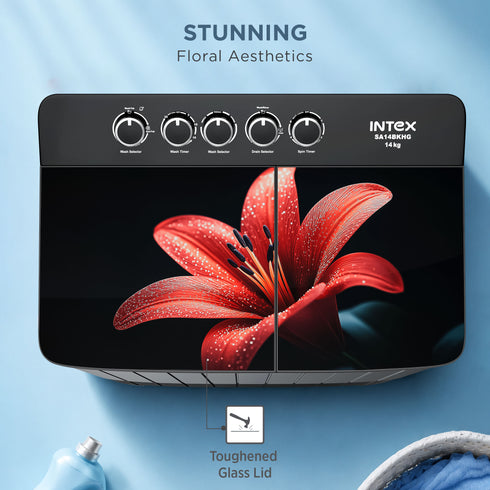 Intex SA14BKHG 14KG Semi-Automatic Washing Machine