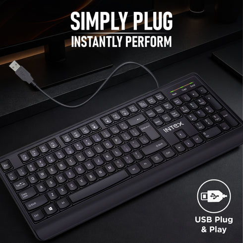 Intex Stream Wired USB Keyboard