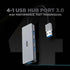 Intex 4-in-1 USB Hub 3.0 with High-Speed Data Transfer