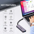Intex 4-in-1 USB Hub 3.0 with High-Speed Data Transfer