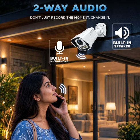 INTEX AHD Bullet 2MP Two-Way Audio Camera