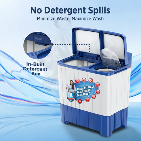 Intex SA12BLHG 12KG Semi-Automatic Washing Machine