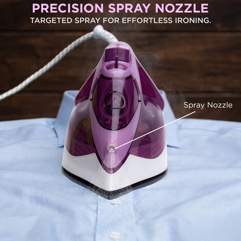 Intex Glidex Steamax 2200W Steam Iron with Ceramic Coated Soleplate & Steam Boost