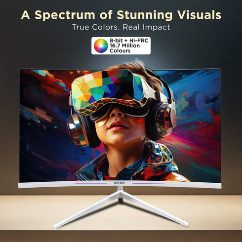 INTEX 27 Inch Curved Monitor