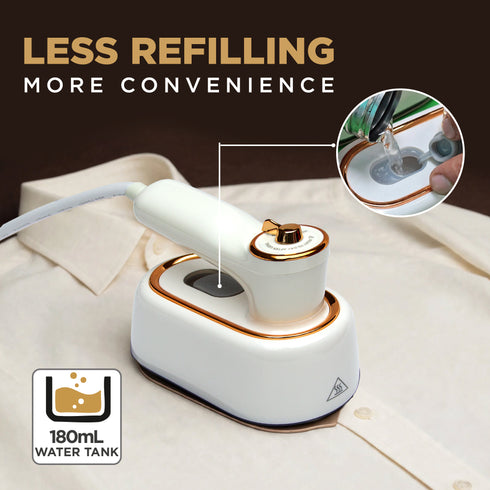 Intex Glidex Elite 2-in-1 Portable Iron & Steamer with Non-Stick Soleplate
