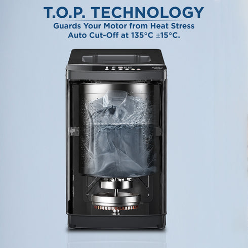 Intex FA80MGGL 8Kg Fully Automatic Top Load Washing Machine - Metal Body
