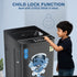 Intex FA80MGGL 8Kg Fully Automatic Top Load Washing Machine - Metal Body