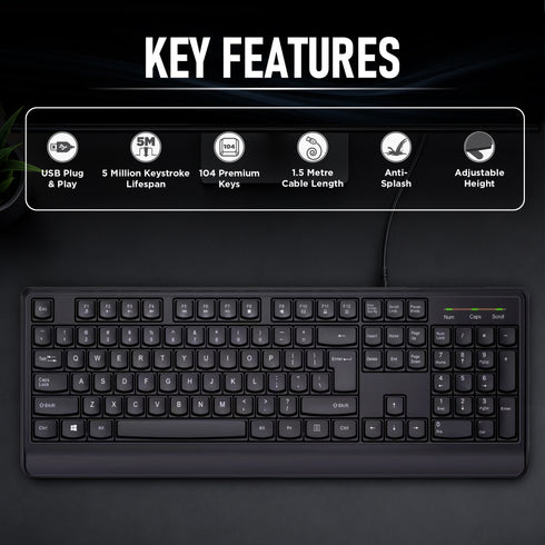 Intex Stream Wired USB Keyboard