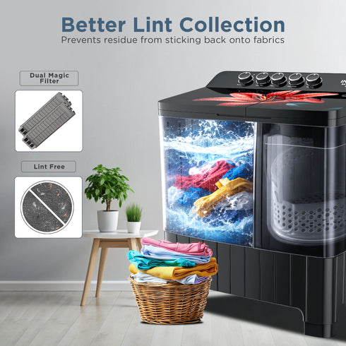 Intex SA14BKHG 14KG Semi-Automatic Washing Machine