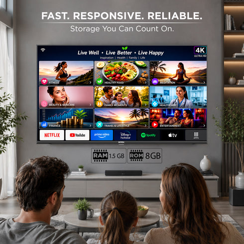 INTEX LED-5526 UBTR 55 Inch (139 cm) 4K Ultra HD Smart LED TV