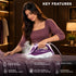 Intex Glidex Steamax 2200W Steam Iron with Ceramic Coated Soleplate & Steam Boost