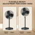 Intex Turbo Jet 500mm Farrata Pedestal Fan