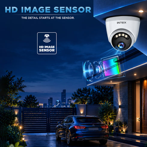 INTEX AHD Dome 2MP Two-Way Audio Camera