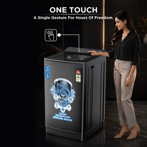 Intex FA80PBGL 8 Kg Fully Automatic Top Load Washing Machine