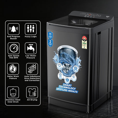 Intex FA80PBGL 8 Kg Fully Automatic Top Load Washing Machine