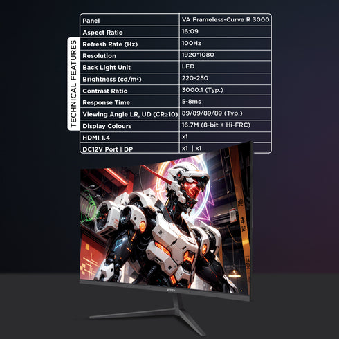 INTEX 32 Inch Full HD Curved Gaming Monitor