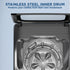 Intex FA80MGGL 8Kg Fully Automatic Top Load Washing Machine - Metal Body