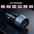 Intex Swift 36W QCPD Car Charger
