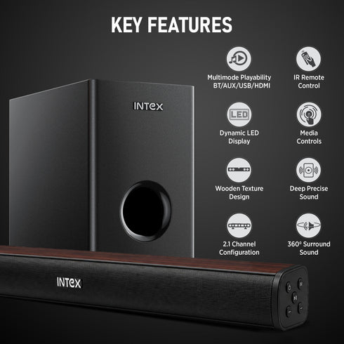 Intex Beast 9002 90W Powerful Soundbar