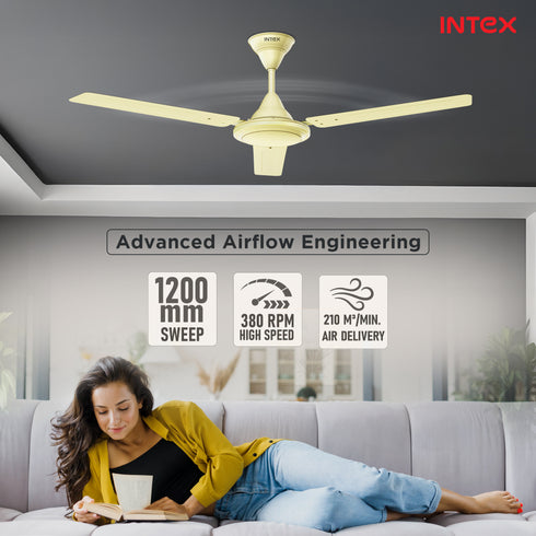 Intex Aero Silk 1200mm High-Speed Ceiling Fan