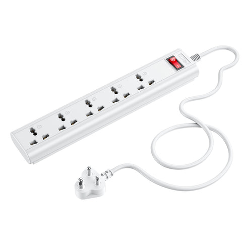 Intex Power Surge Protector | 5 Sockets & 1500W