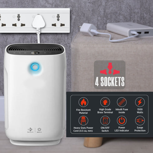 Intex Power Surge Protector | 4 Sockets & 1500W