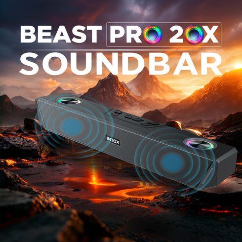 Intex Beast Pro 20X Soundbar 20W Powerful Sound