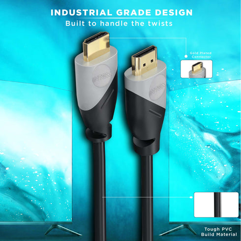 Intex HDMI Cable 3 Meter 4K@60Hz Ultra HD