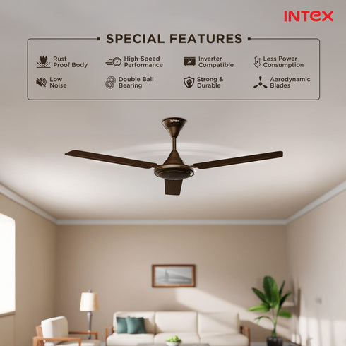 Intex Aero Silk 1200mm High-Speed Ceiling Fan