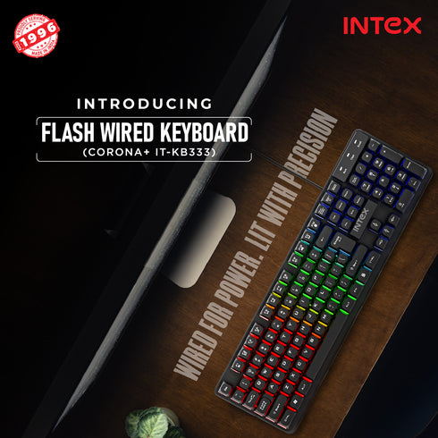 Intex Flash Wired Keyboard (Corona+ IT-KB333)