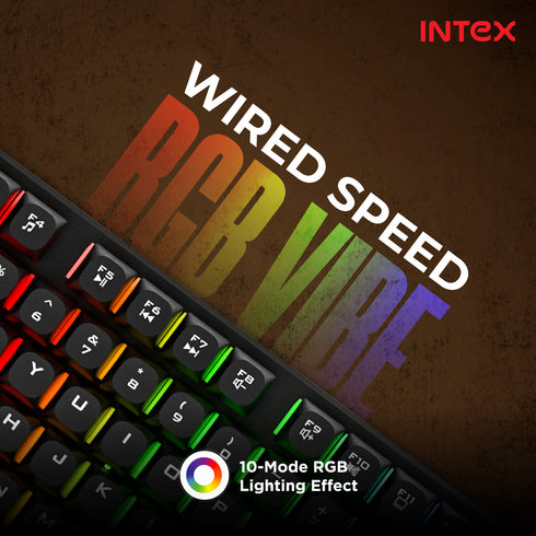 Intex Flash Wired Keyboard (Corona+ IT-KB333)