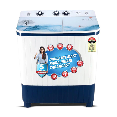 IWMSGD65RD/BL 6.5 KG Semi-Automatic Washing Machine (Blue & White | Red & White)