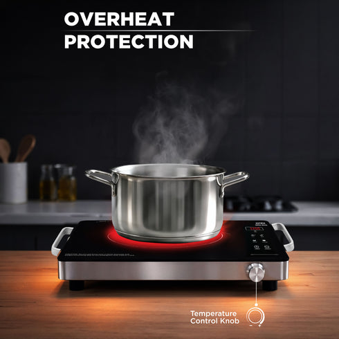 INTEX Infra Nova 2200W Infrared Cooktop – Fast, Safe & Efficient Cooking