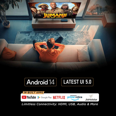 Intex 55” 4K QLED Google TV | LED-GQ5521 (1m 38cm)