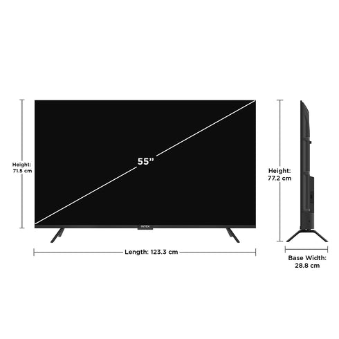 Intex LED-GQ5531 (55-Inch) 4K Ultra HD Smart Google TV