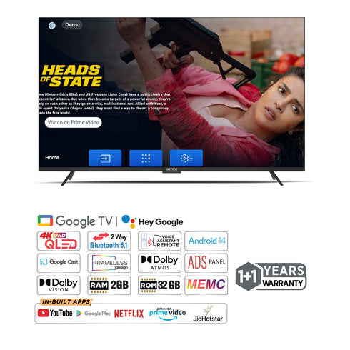 Intex LED-GQ6511 | 65” QLED Google TV