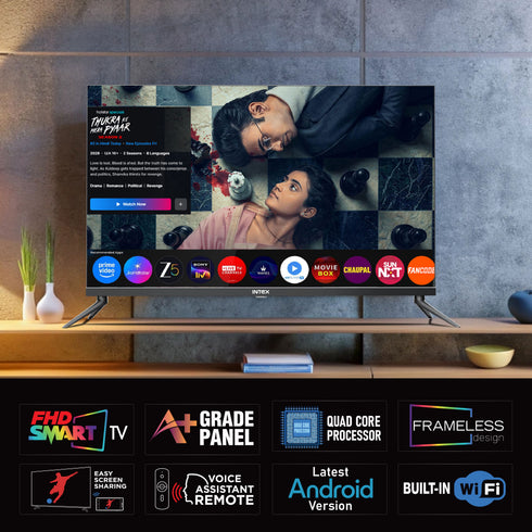 Intex LED-SFF4340 108 cm (43 Inch) FHD Smart TV