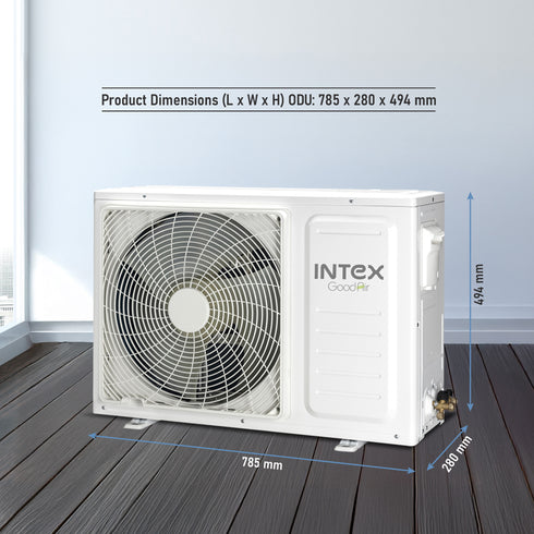 Intex SRAC123i 1 Ton 3-Star Inverter Split AC