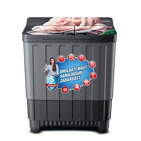 Intex 8.5 KG Semi-Automatic Washing Machine - SA85BGFG
