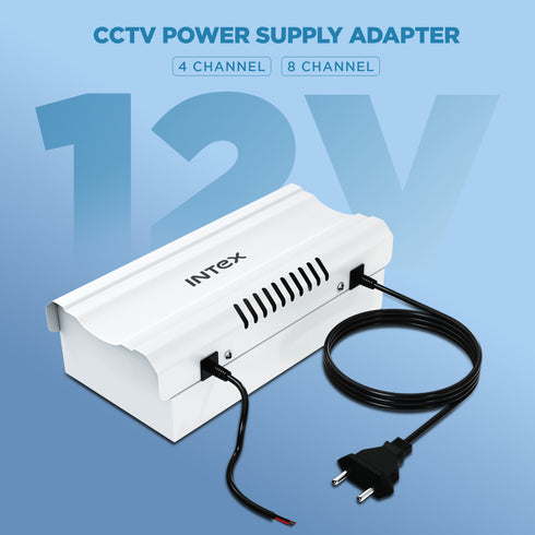 Intex 4-Channel 36W CCTV Power Supply Adapter (12V)