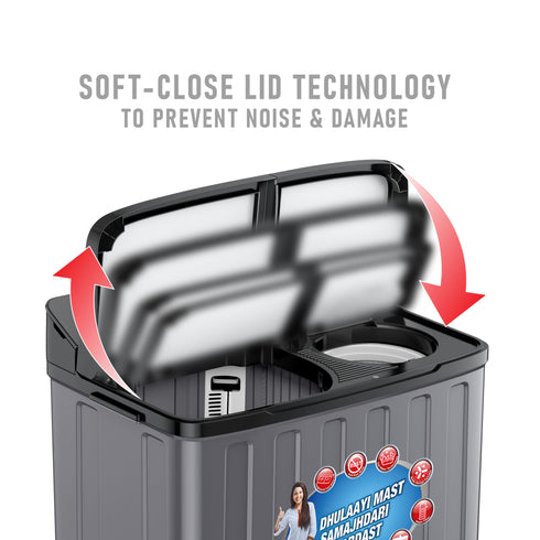 Intex 8.5 KG Semi-Automatic Washing Machine - SA85BGFG